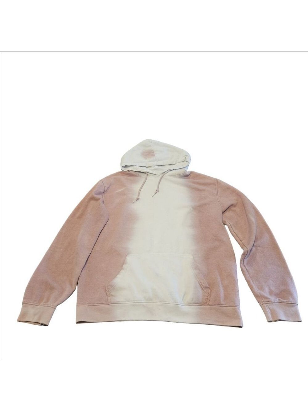 Women's PRETTYLITTLETHING Tie-Dye Hoodie Plus Size 16 Pink and White - Picture 2 of 10